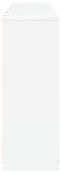 VidaXL Fehér LED-es Tálalószekrény - 163cm