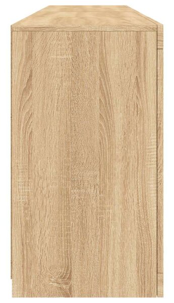 VidaXL Tálalószekrény - Sonoma Tölgy - LED - 164cm
