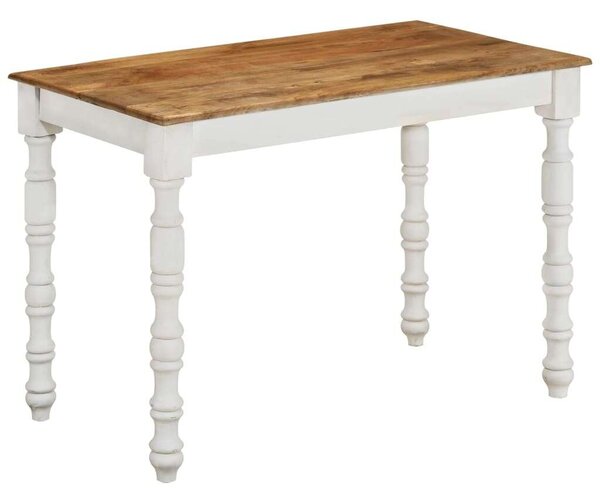 VidaXL Mangófa Étkezőasztal - Vidéki Stílus - 110x60x76 cm