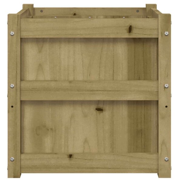 VidaXL Virágláda - Fenyőfa - 50x50x50 cm - 2 db
