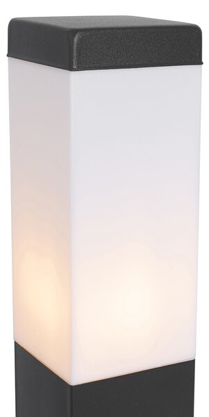 Kültéri lámpa sötétszürke 80 cm foglalattal IP44 - Malios