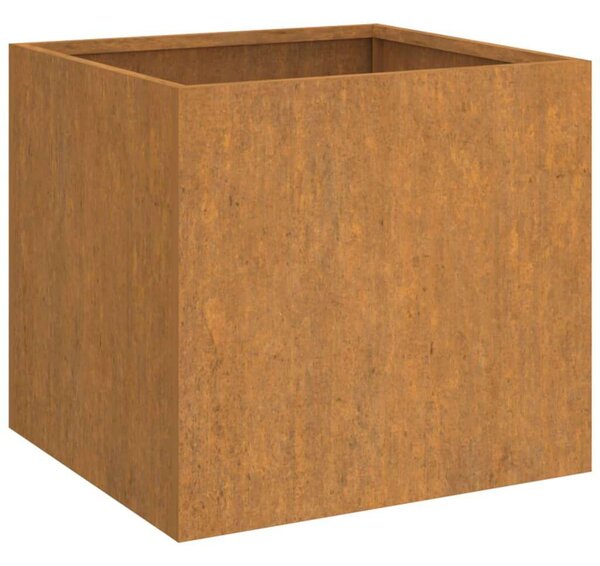 Corten Acél Növénytartó - 42x40x39 cm