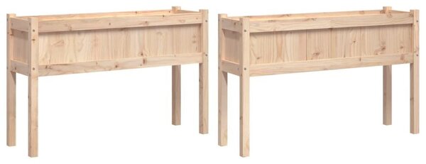 VidaXL Fa Virágláda - 2 db - 110cm