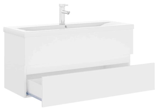VidaXL Mosdószekrény - Fehér - 100 cm