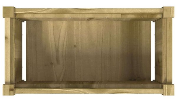 VidaXL Virágláda - Fenyőfa - 2 db - 60x31x31 cm