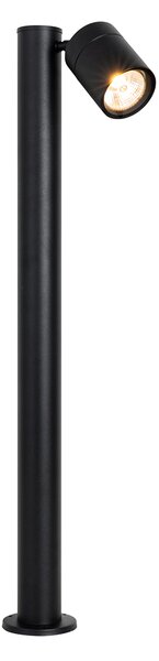 Álló kültéri lámpa fekete 80 cm AR70 állítható IP44 - Solo