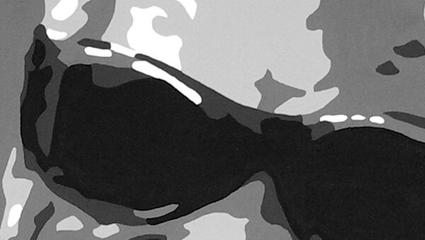 Kézzel festett vászonképek POP Art Ray Charles rc (POP ART)