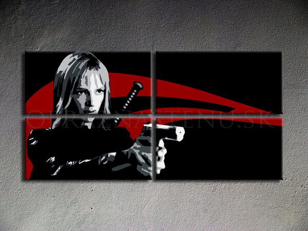 Kézzel festett vászonképek POP Art Kill Bill kb (POP ART)