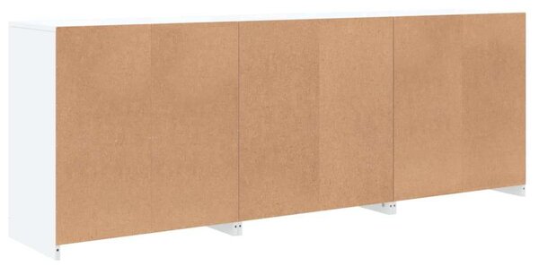 VidaXL LED Tálalószekrény - Fehér - 181,5cm