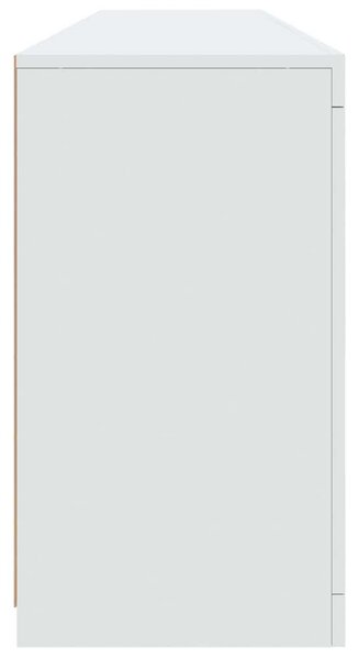 VidaXL LED Tálalószekrény - Fehér - 181,5cm