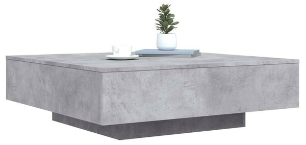 VidaXL Dohányzóasztal - Betonszürke - 100x100 cm