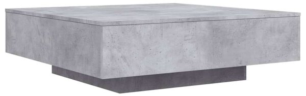 VidaXL Dohányzóasztal - Betonszürke - 100x100 cm