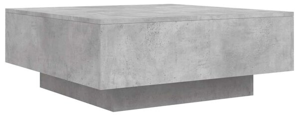 VidaXL Dohányzóasztal - Beton Szürke - 80x80x31 cm