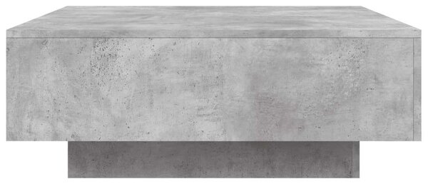 VidaXL Dohányzóasztal - Beton Szürke - 80x80x31 cm