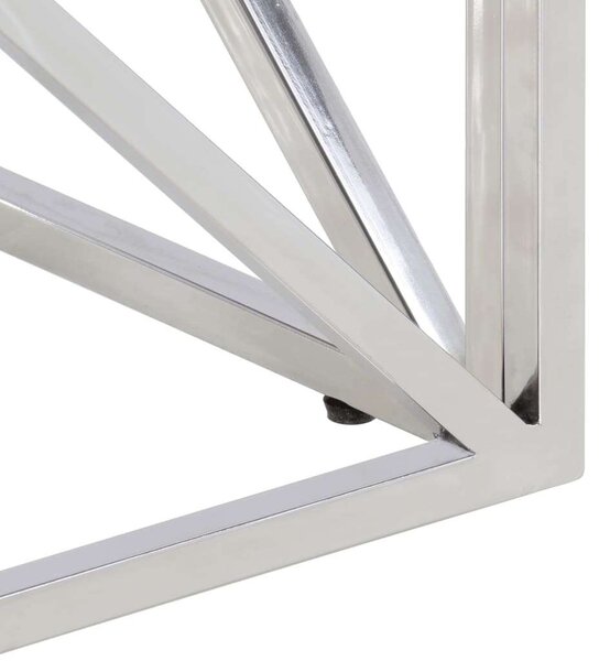 Modern Dohányzóasztal - Tömör Fa - 100x100 cm