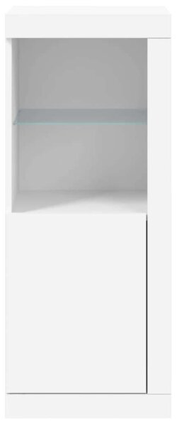 VidaXL LED Tálalószekrény - Fehér - 41x37x100 cm