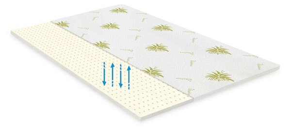 Green Future Aloe Vera Memória Topper 180x190 cm