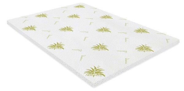 Green Future Aloe Vera Memória Topper 180x190 cm