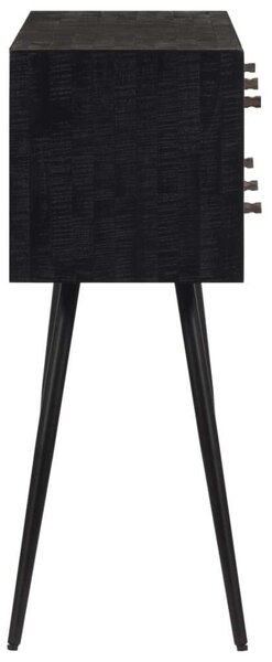 VidaXL tömör újrahasznosított tíkfa tálalóasztal fiókkal 116x30x76 cm