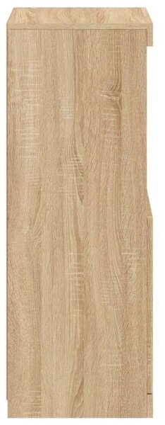 VidaXL Sonoma Tölgy Tálalószekrény LED-del - 41x37x100 cm