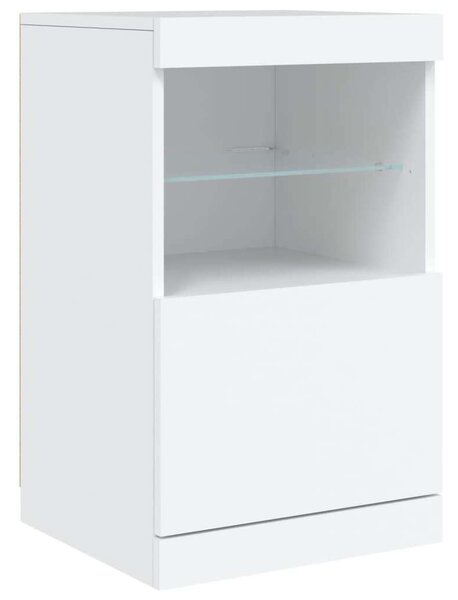 VidaXL LED Tálalószekrény - Fehér - 41x37x67 cm
