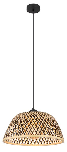 COLLY függőlámpa, 1xE27 , 120 cm, matt fekete
