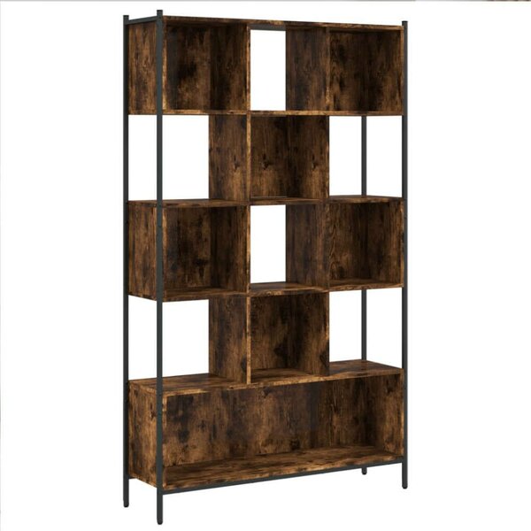 VidaXL Könyvespolc - Füstös Tölgy - 102x28x172 cm