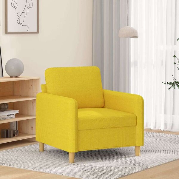 VidaXL Kanapéfotel - Világossárga - 78x77x80 cm