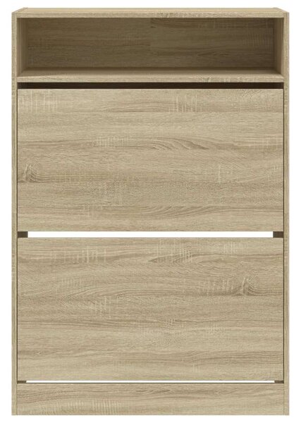 VidaXL Cipősszekrény - Sonoma Tölgy - 80x34x116 cm