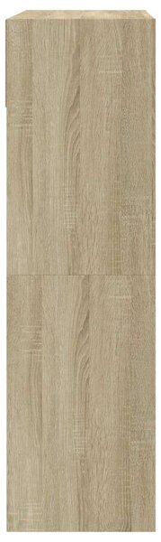 VidaXL Cipősszekrény - Sonoma Tölgy - 80x34x116 cm
