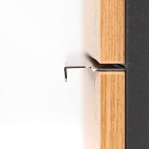 Vario Trim Fürdőszobabútor - 120 cm, Antracit-Tölgy