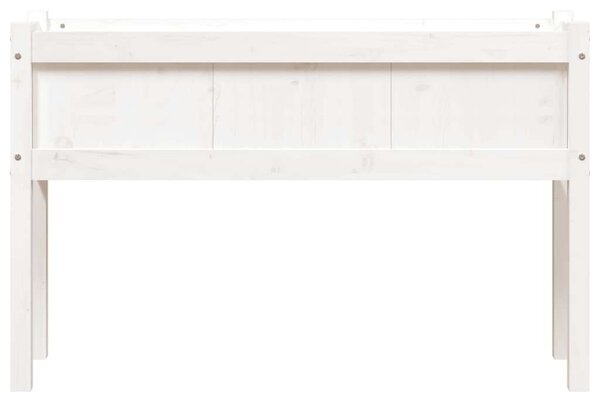 VidaXL Virágláda - Fehér Fenyő - 2 db - 110cm