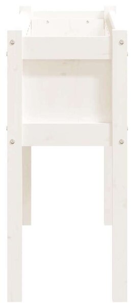 VidaXL Virágláda - Fehér Fenyő - 2 db - 110cm