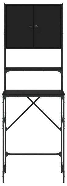 VidaXL Mosógép Polc - Fekete - 67x48x194 cm