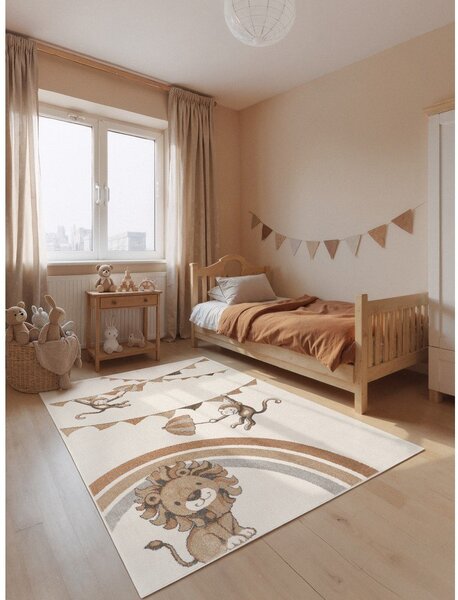 Krémszínű gyerek szőnyeg 160x230 cm Roar like a Lion Rainbow Party – Villeroy&Boch