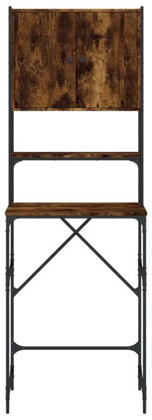 VidaXL Mosógép Polc - Füstös Tölgy - 67x48x194 cm