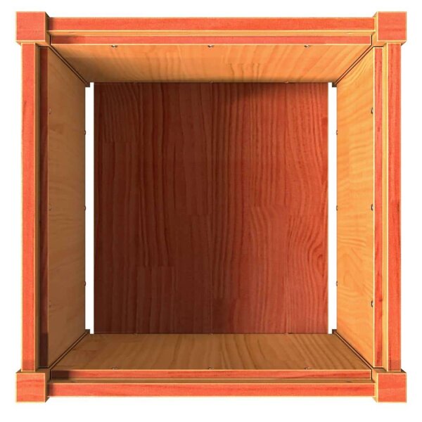 VidaXL Fa Virágláda - 2 db - 50x50x50 cm