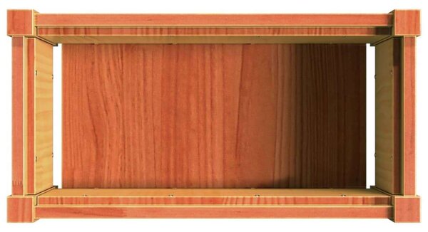 VidaXL Fa Virágláda - 2 db - 60x31x31 cm