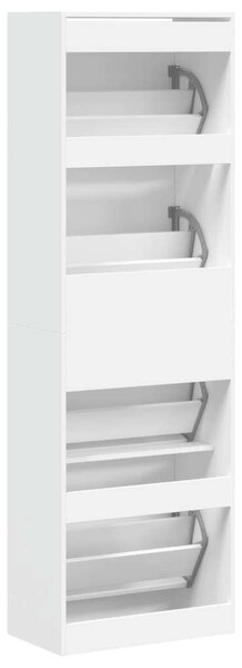 VidaXL Cipőtároló Szekrény - 4 Fiók - 60x34x187,5cm