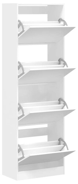 VidaXL Cipőtároló Szekrény - 4 Fiók - 60x34x187,5cm