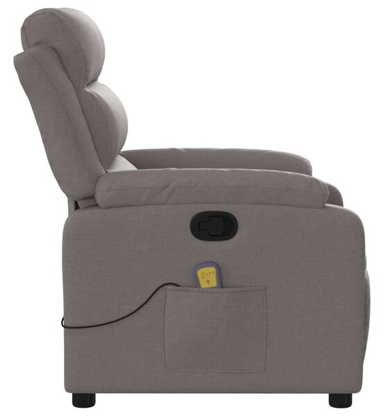 VidaXL Masszázsfotel - Dönthető - Szövet - 100cm