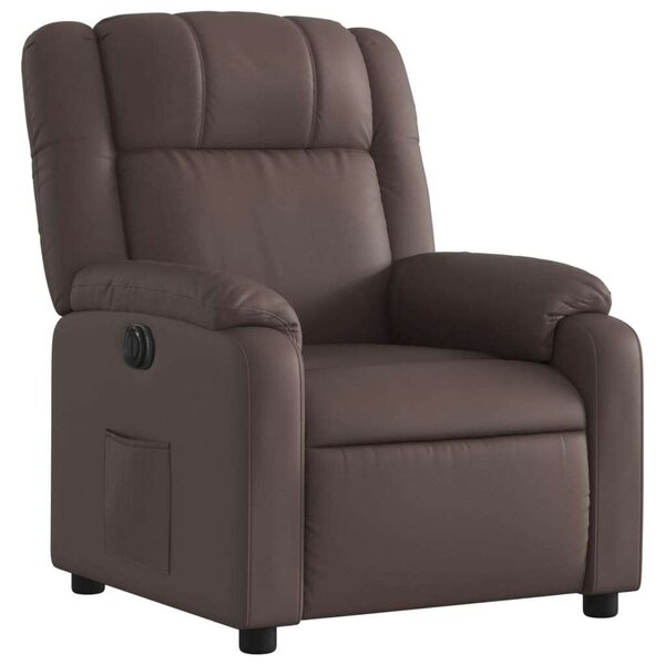 VidaXL Elektromos Relax Fotel - Barna Műbőr