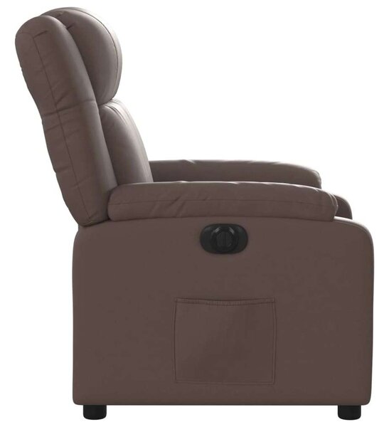 VidaXL Elektromos Relax Fotel - Barna Műbőr