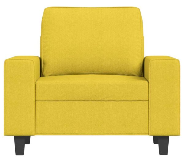VidaXL Sárga Szövet Fotel - 60 cm Ülőfelület