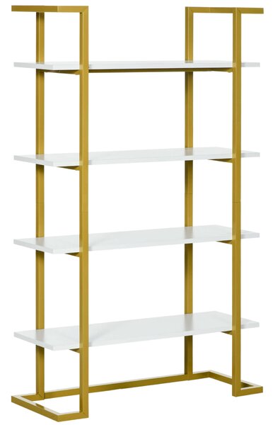 Polc, Homcom, Acél/MDF, Arany