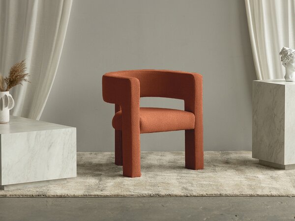 Narancssárga design fotel ALPAH B