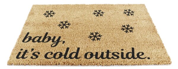 Kókuszrost lábtörlő karácsonyi mintával 40x60 cm Baby It's Cold Outside – Artsy Doormats