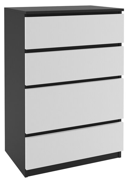 Komód 62 Belini fekete/ fehér SI KOM1/1/B/W/0/0