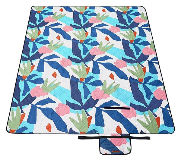 XXL piknik takaró, pokróc ,300 x 200 cm színes levelek
