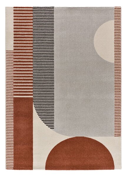 Piros-szürke szőnyeg 160x230 cm Gaia – Universal